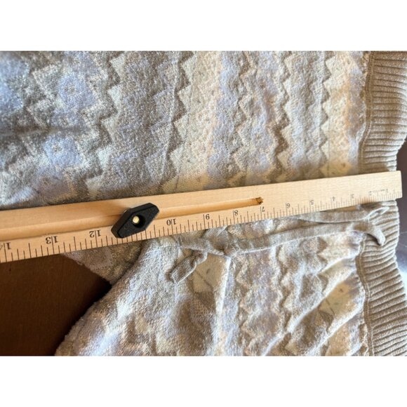 Womens SO Grey Chevron Patterned Lounge Pants Cotton/Polyester Blend XL - Picture 8 of 8